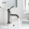 Kibi Victorian Single Handle Bathroom Vanity Sink Faucet KBF1012BN - alternate 2